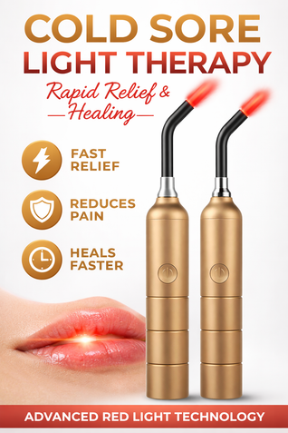 Virelux™ Cold Sore Red Light Therapy Device