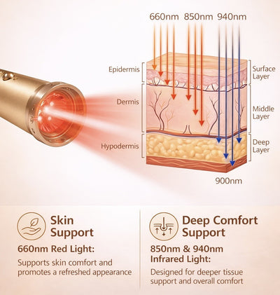 Virelux™ Cold Sore Red Light Therapy Device